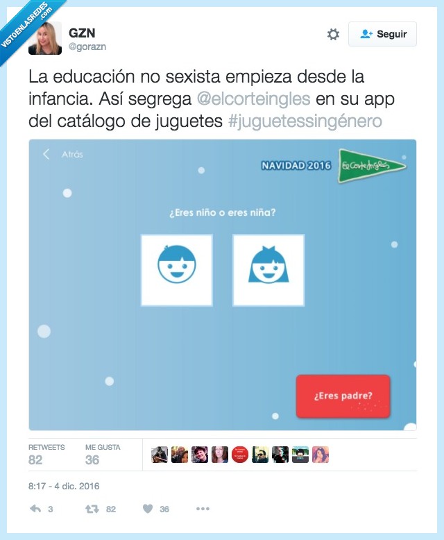 juguetes sin género,juguetes,El Corte Inglés