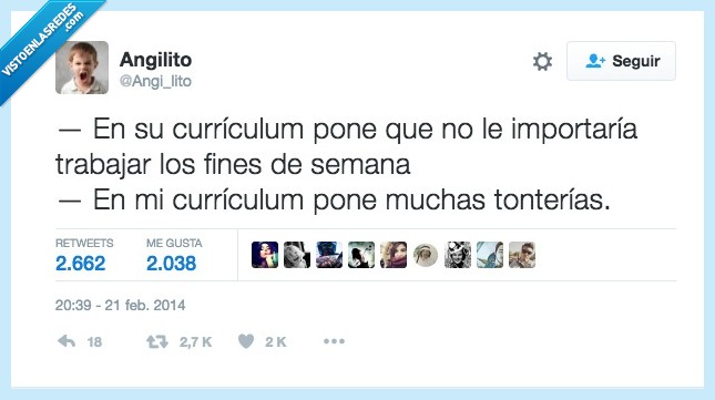 currículum,tonterías,mentir,hablar