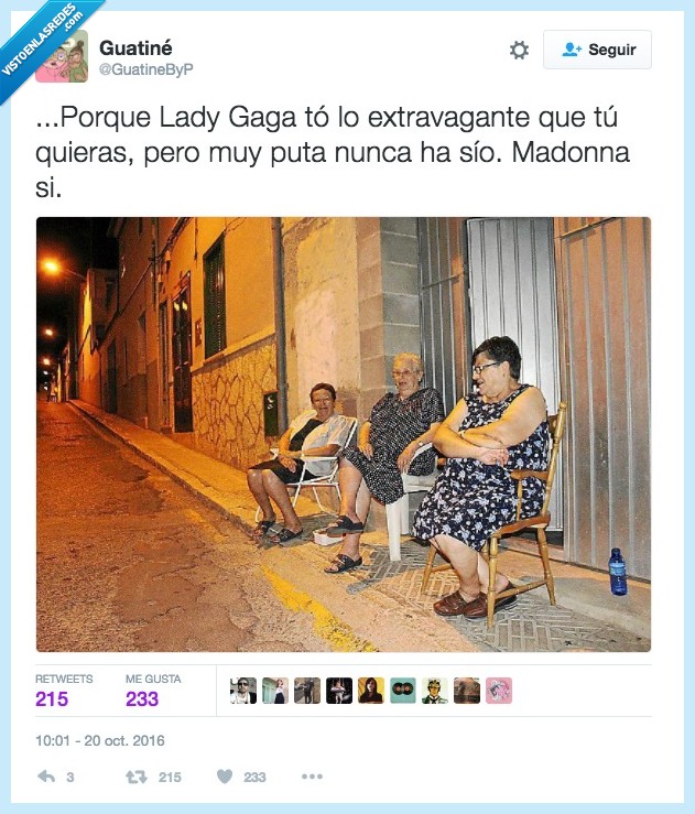 tertulia,fresca,Madonna,Lady Gaga