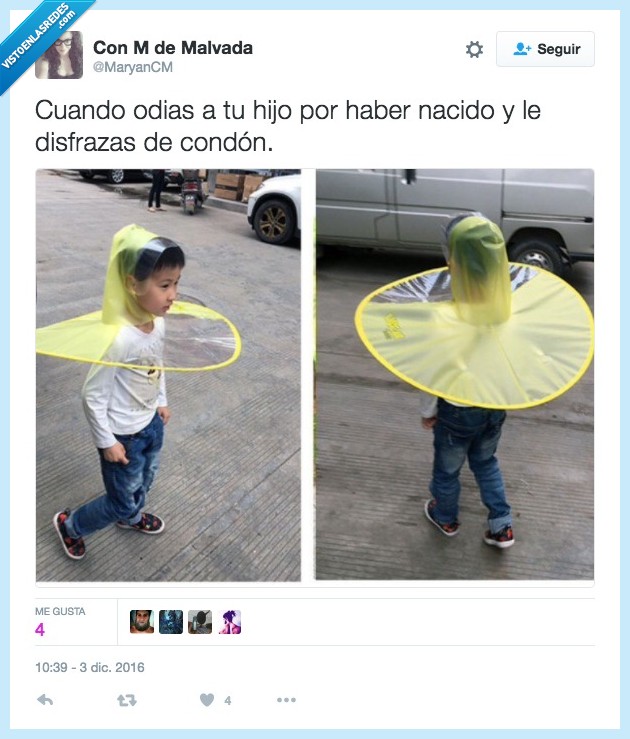 disfraz,ni&ntilde;o,preservativo