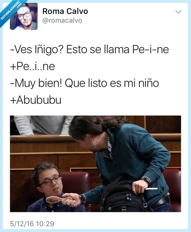 Iñigo,colegio,peine,Pablo Iglesias