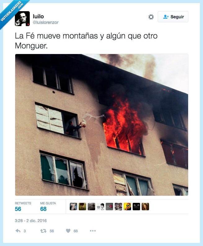 optimismo,incendio,fé