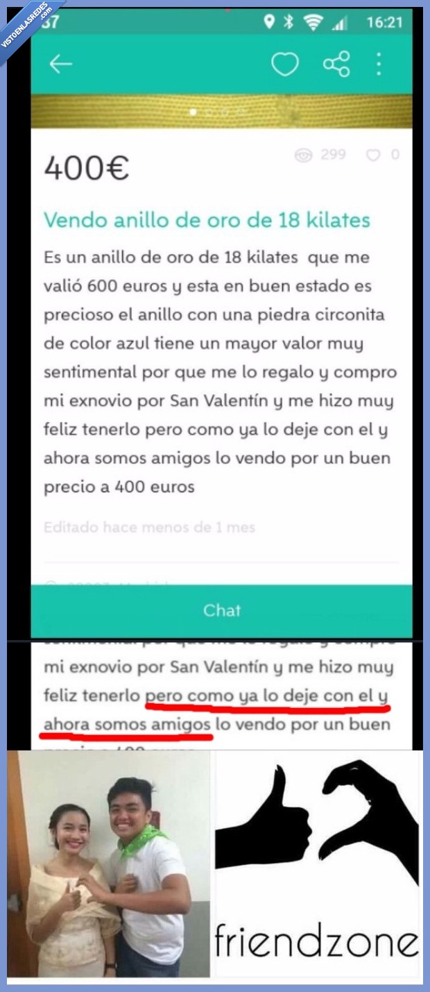 frienzone,caro,anillo