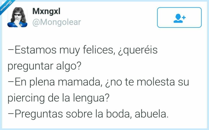 abuela,pregunta,boda,piercing