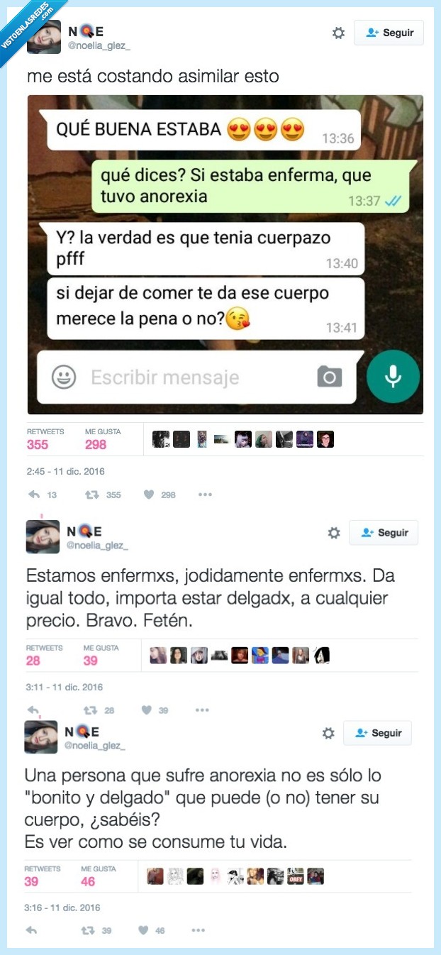 anorexia,enfermedad,peligros,sociedad