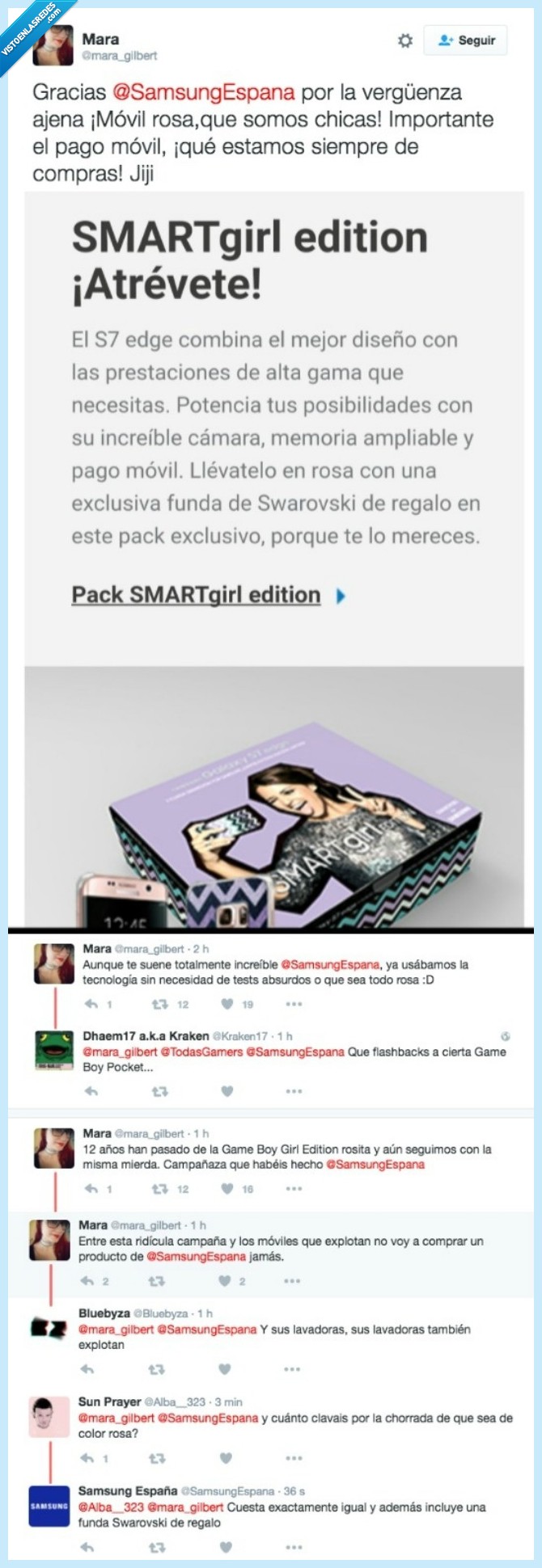 móvil,samsung,rosa,redes,campaña