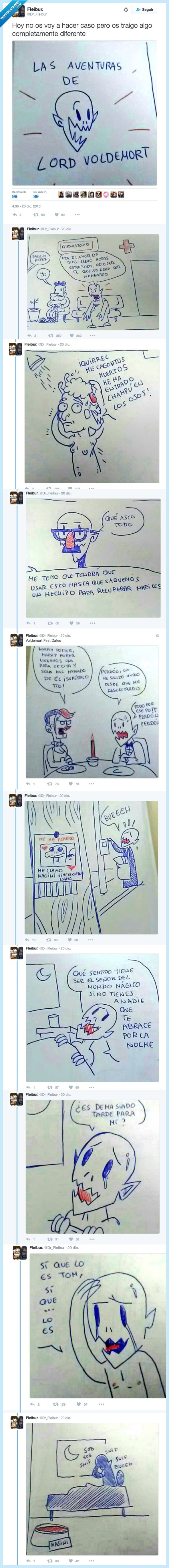 Voldemort,vida,triste,llorar