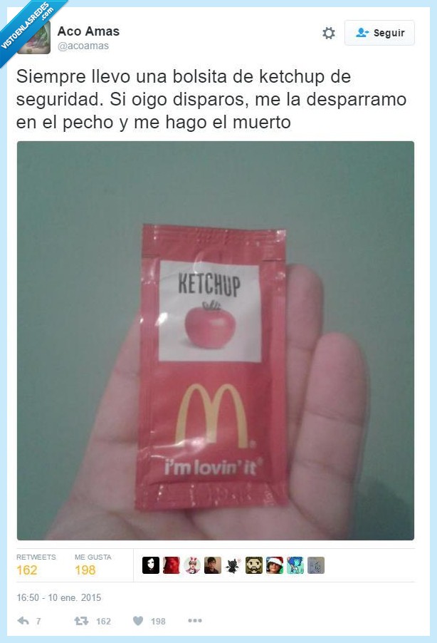 ketchup,tiroteo,muerto