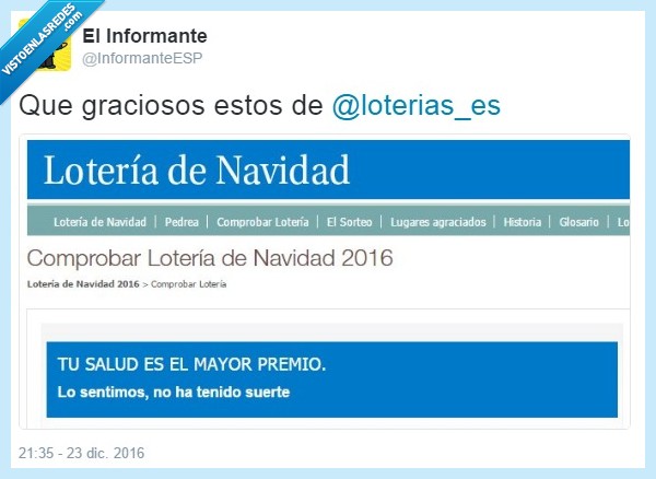 lotería,mala leche,comprobar