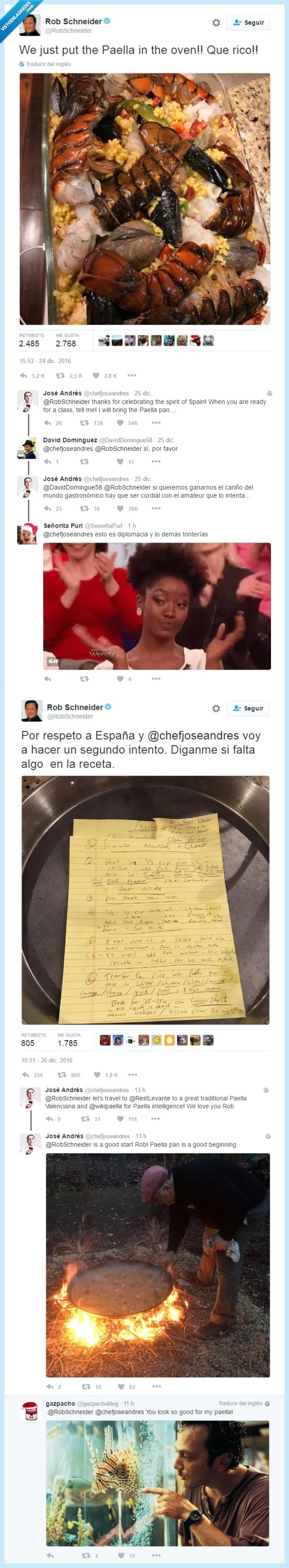 paella,Rob Schneider,cagada,intento