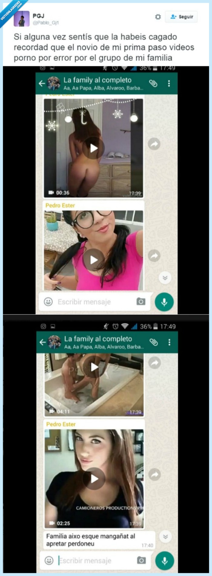 fail,cagada,grupo,whatsapp,vídeo