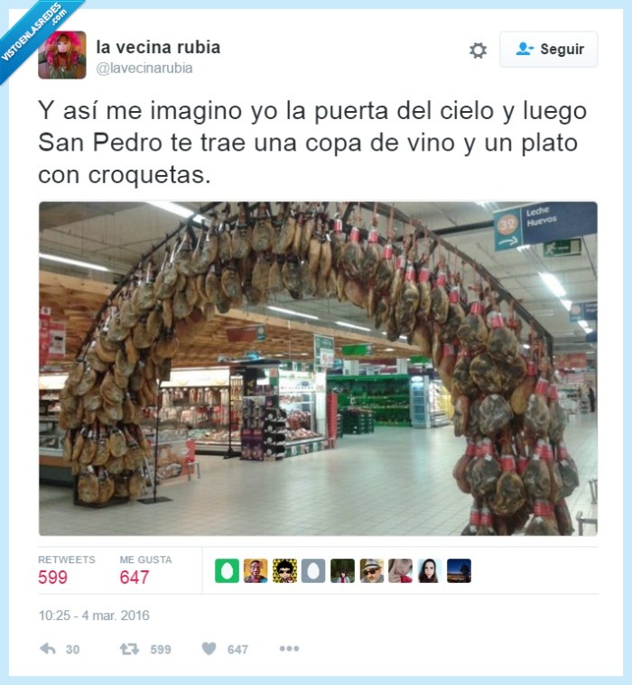 croqueta,cielo,jamón,vino,san pedro