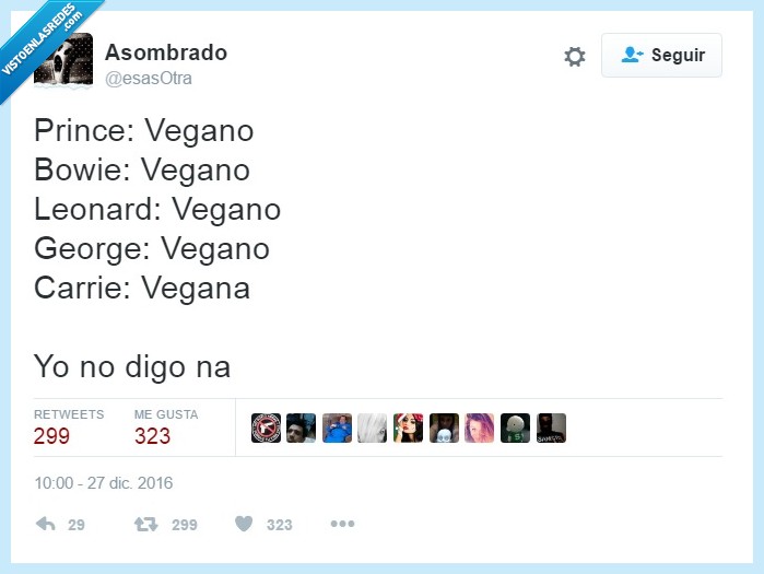 vegano,moscas,caer