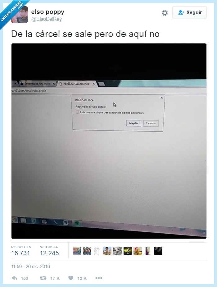 cárcel,pop up,infierno