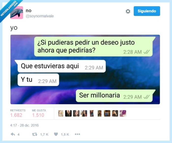 salir,deseo,millonaria,querer