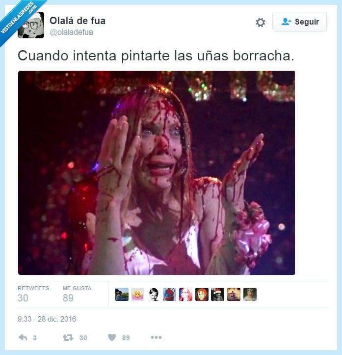 pintauñas,liada,borracha