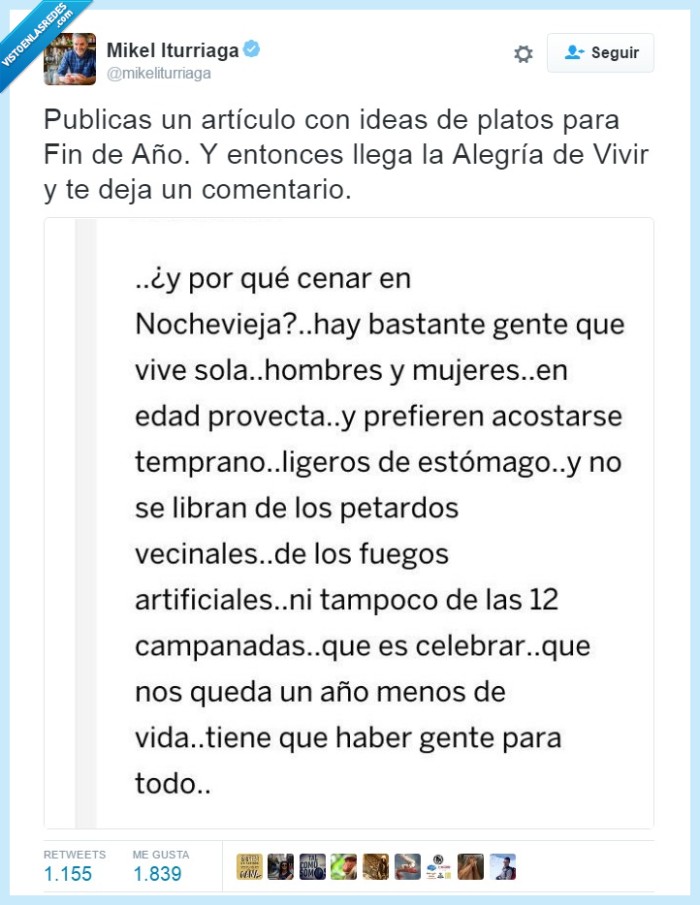 cena,nochevieja,salir,amargado