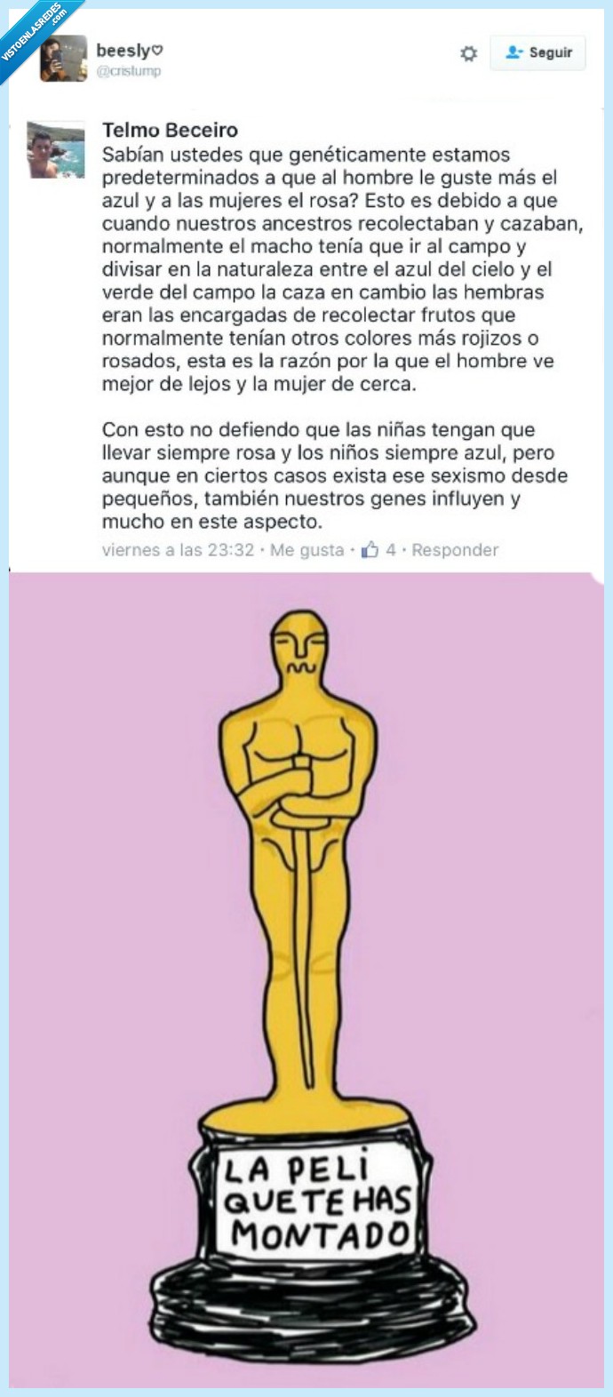 &oacute;scar,pel&iacute;cula,azul,rosa,ni&ntilde;o,ni&ntilde;a