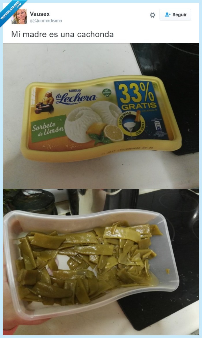 madre,troll,engañar,comer sano