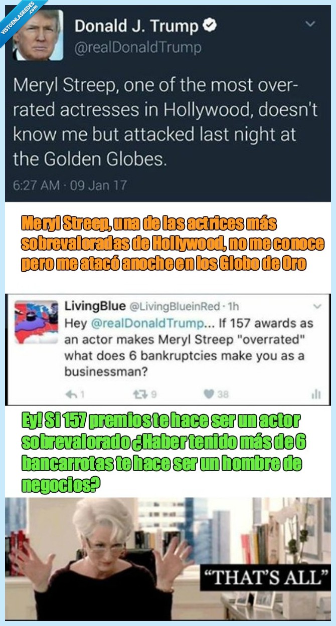 meryl streep,donald trump,zasca