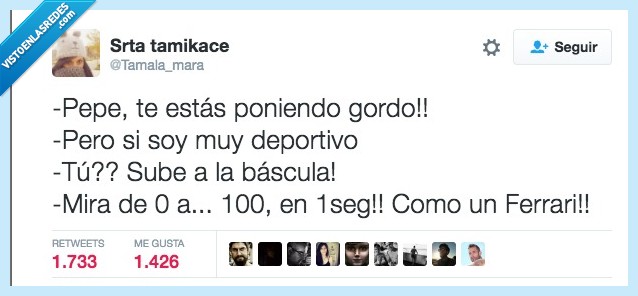 báscula,ferrari,deportivo,gordo