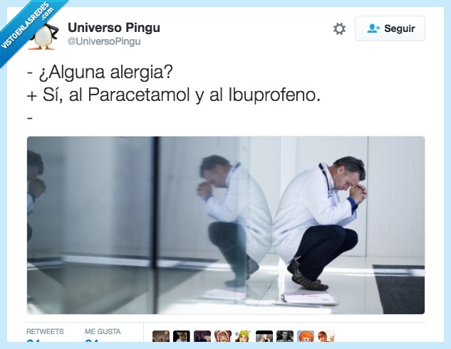 médico,ibuprofeno,alergia