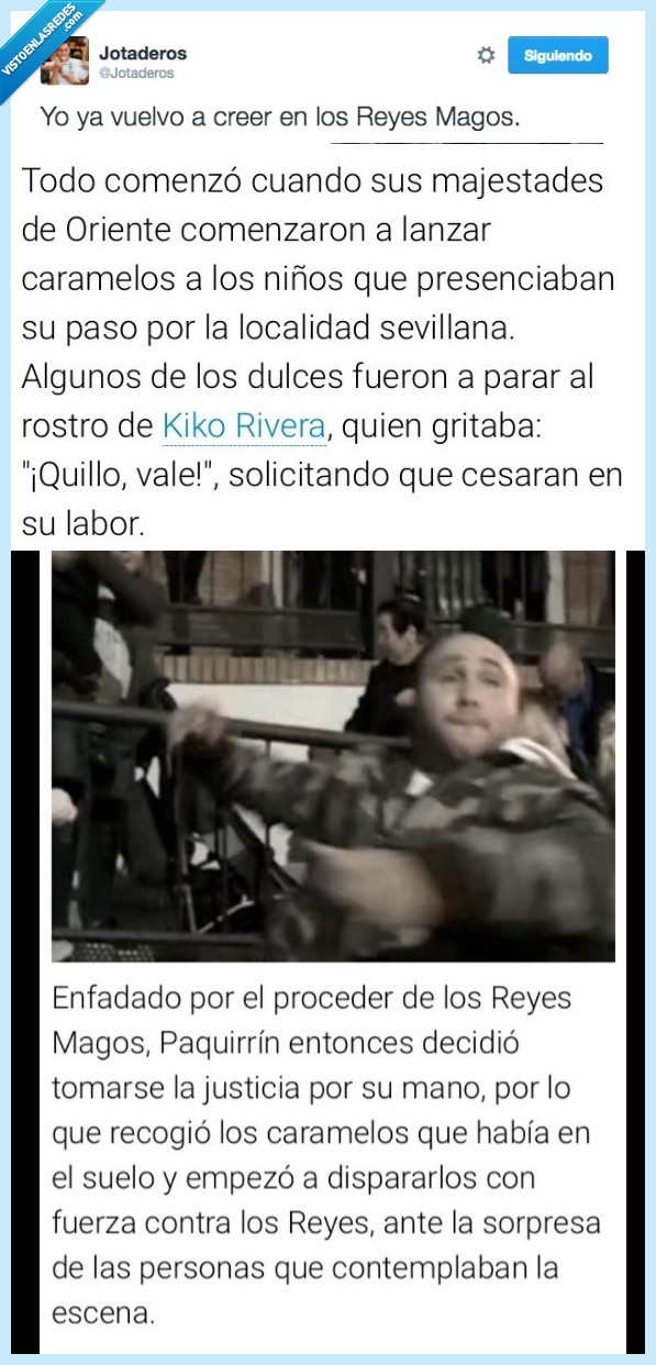 Paquirrín,Reyes,caramelos,kiko rivera