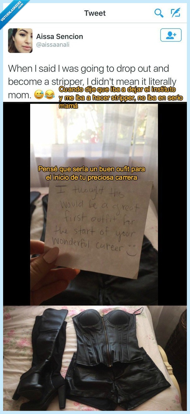 madre,striper,traje,oufit