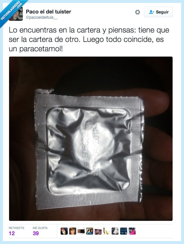 preservativo,paracetamol,cartera