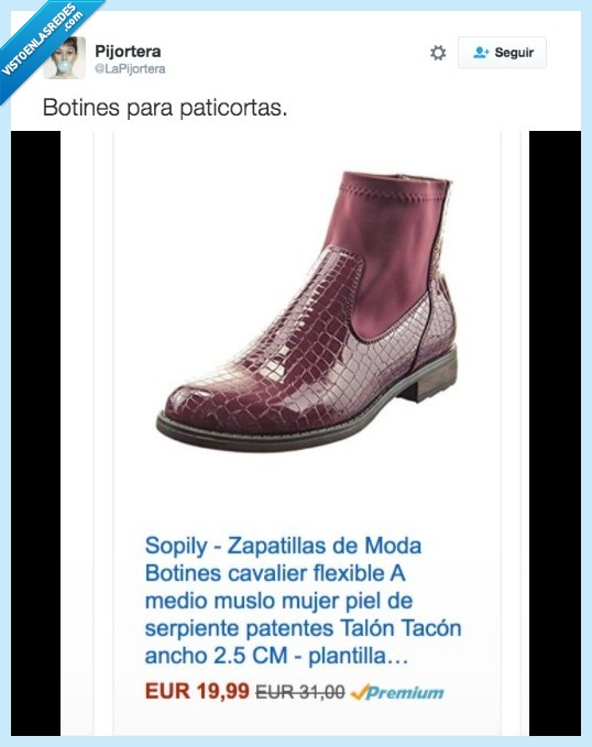 botines,paticorta