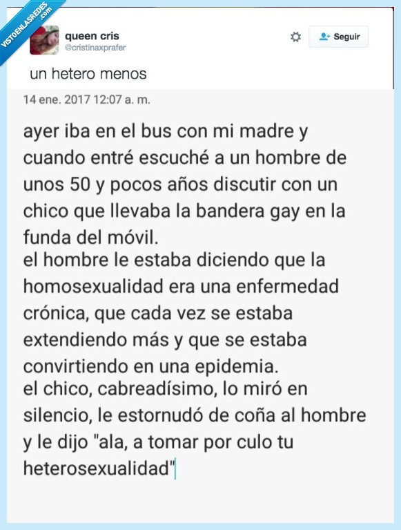 homofobía,discusión,hetero,rematar