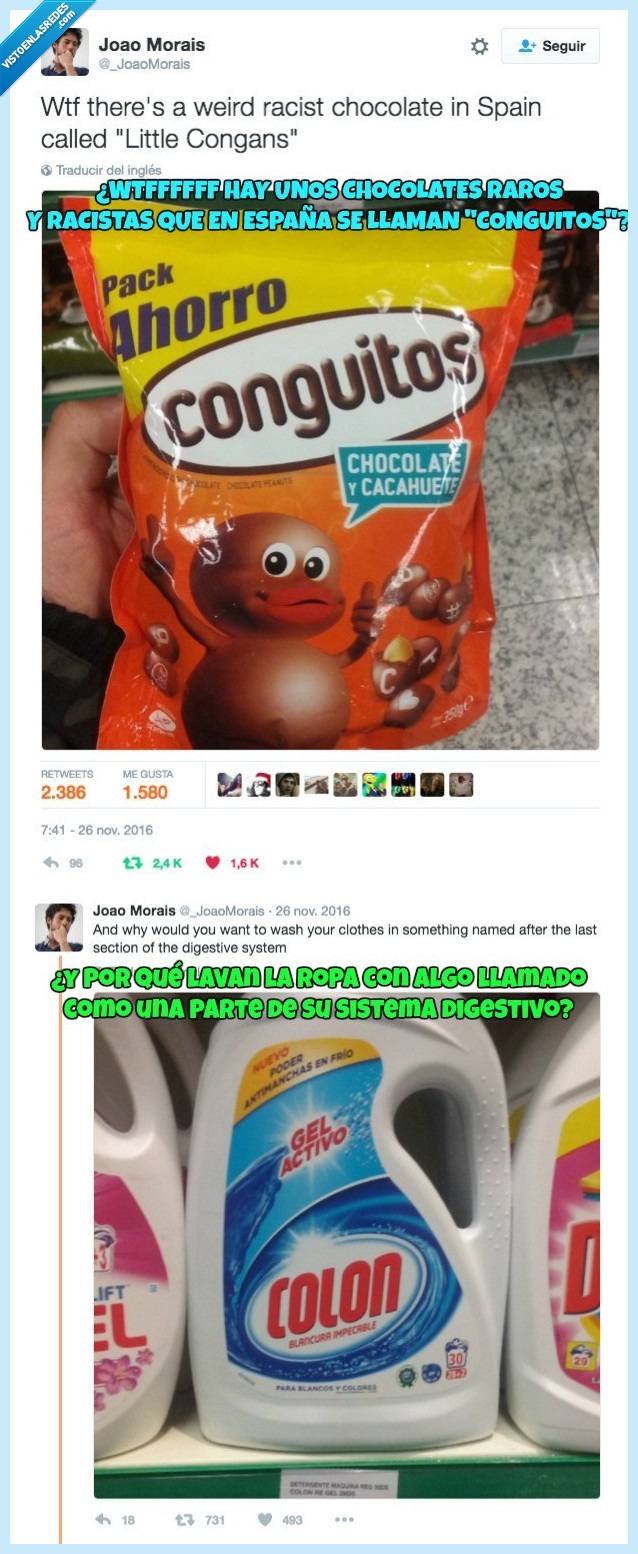 colón,nombrar,conguitos