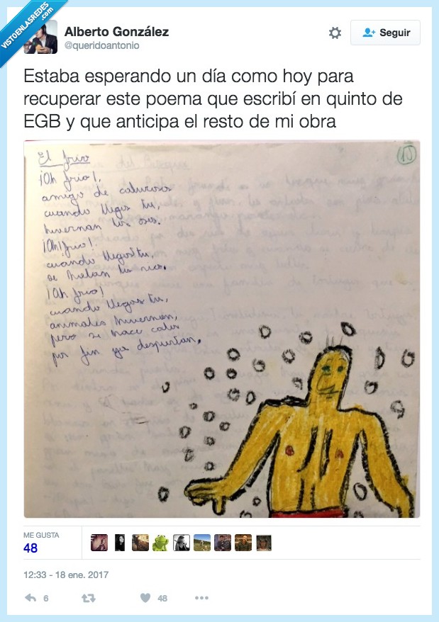 ola de frío,poesía,invierno