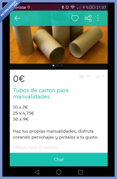 wallapop,tubos,manualidades