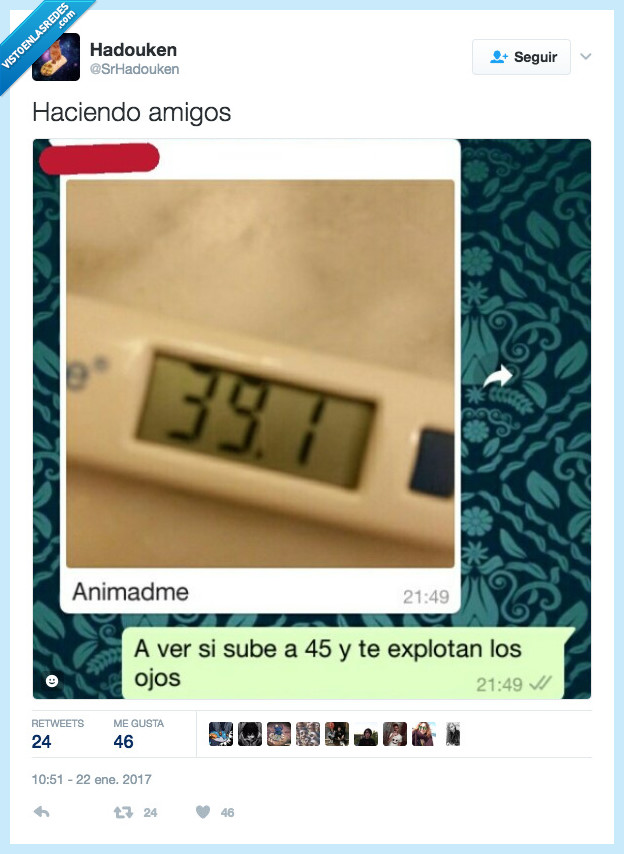 fiebre,amigo,explotar,ojos