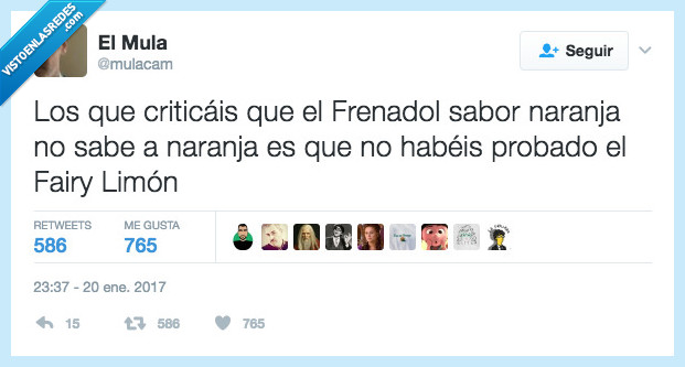 frenadol,fairy limón,sabor,probar