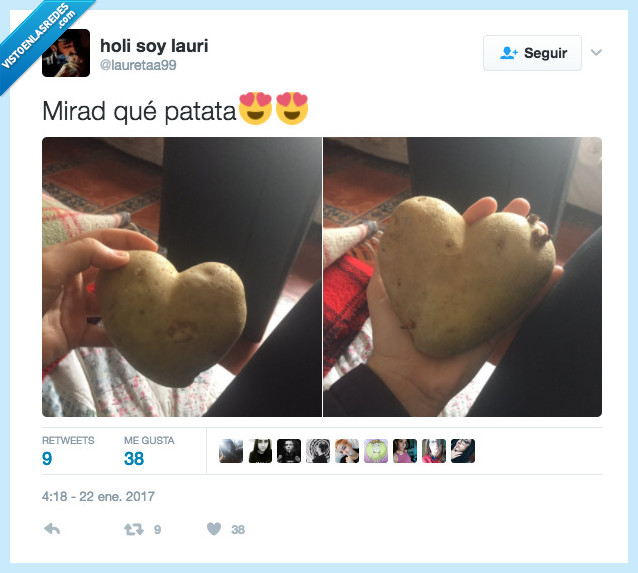 patata,corazón,palpitar