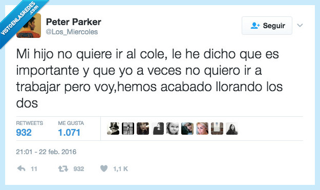 trabajar,estudiar,llorar