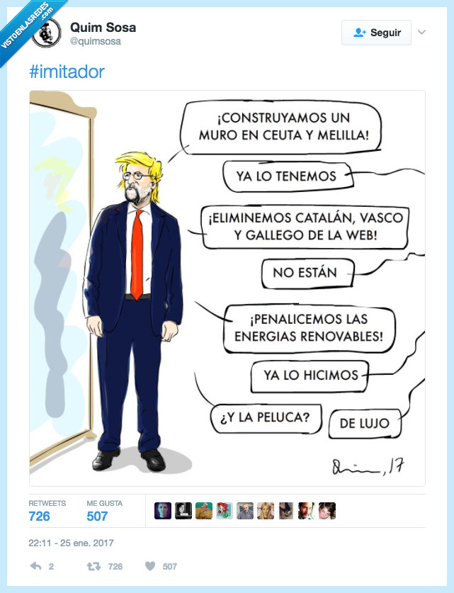 mariano rajoy,trump,parecidos,razonables