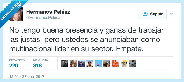 presencia,trabajar,anunciar,sector