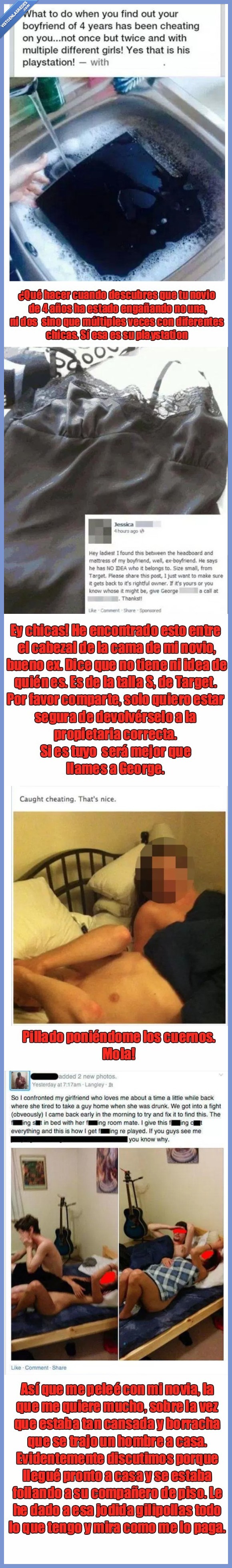cuernos,venganza,facebook