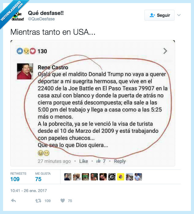 deportar,suegra,trump