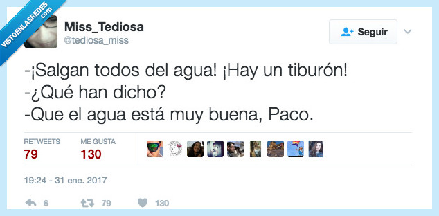 nadar,agua,paco,tiburón