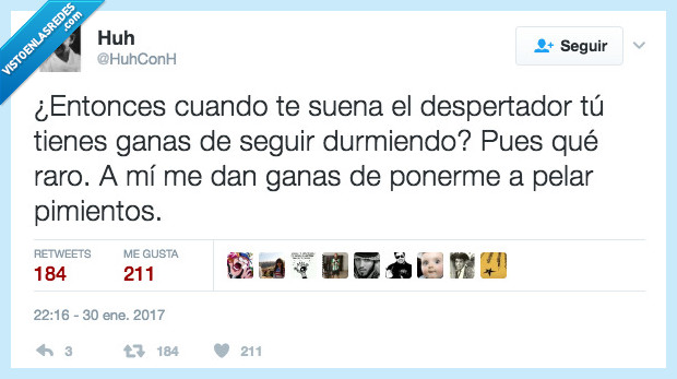 sueño,pelar,pimientos