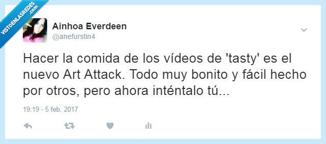 Tasty,art attack,videos,desastres