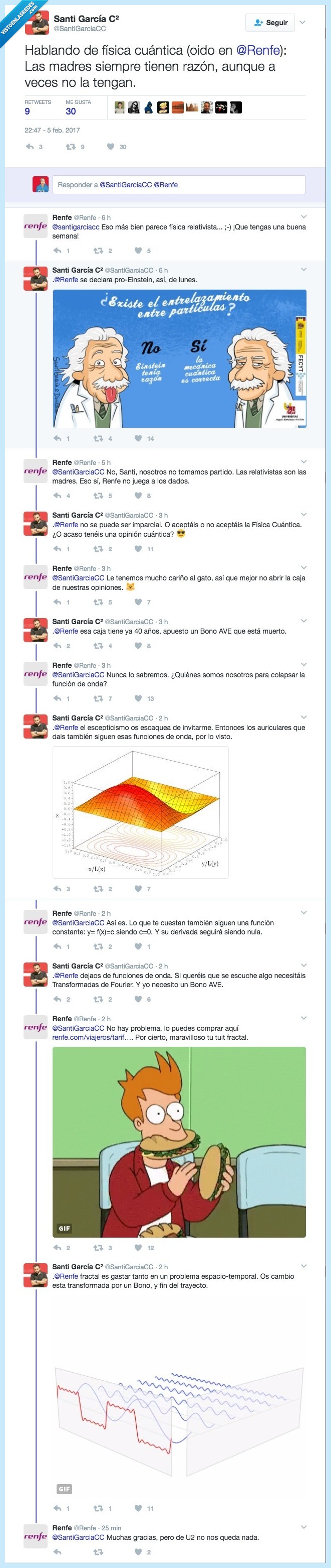 460277 - La batalla intelectual más divertida de todas entre el CM de Renfe y un usuario es SUBLIME