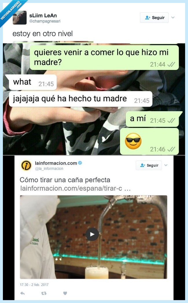 tirar caña,ligar,flipado