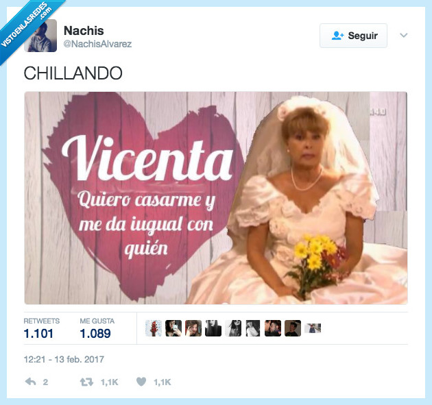 San Valentón,Vicenta,casarse