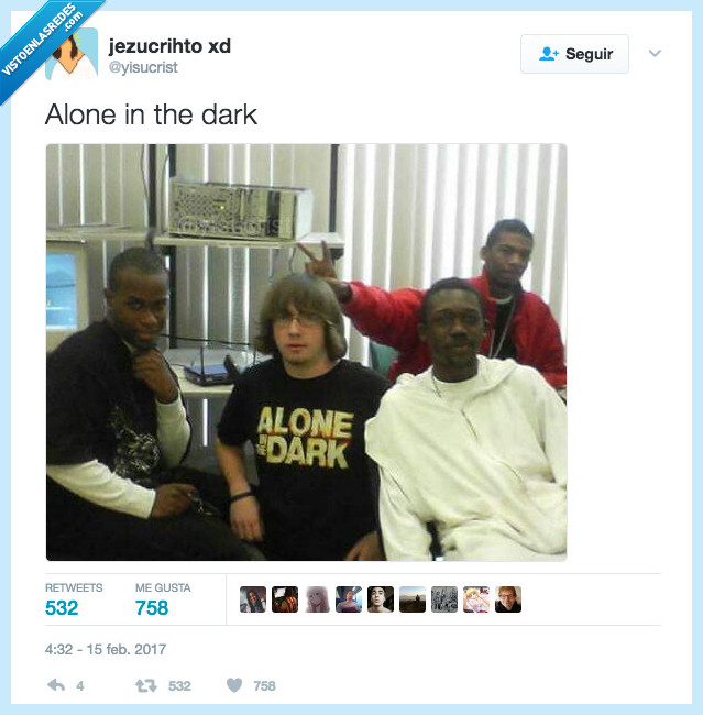 alone in the dark,grupo,amigos