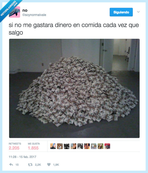 DINERO,COMIDA,FINAL DE MES